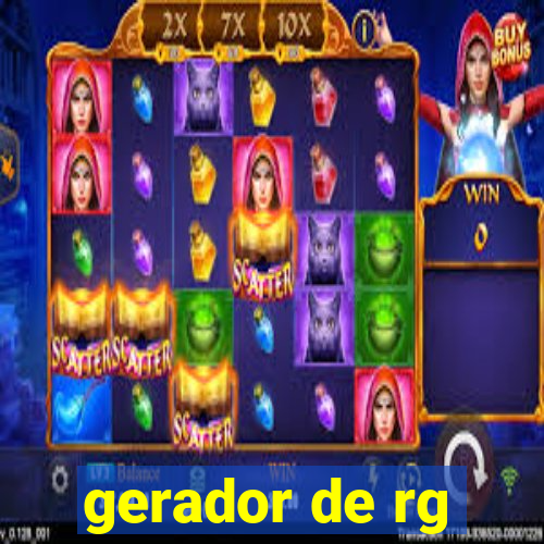 gerador de rg